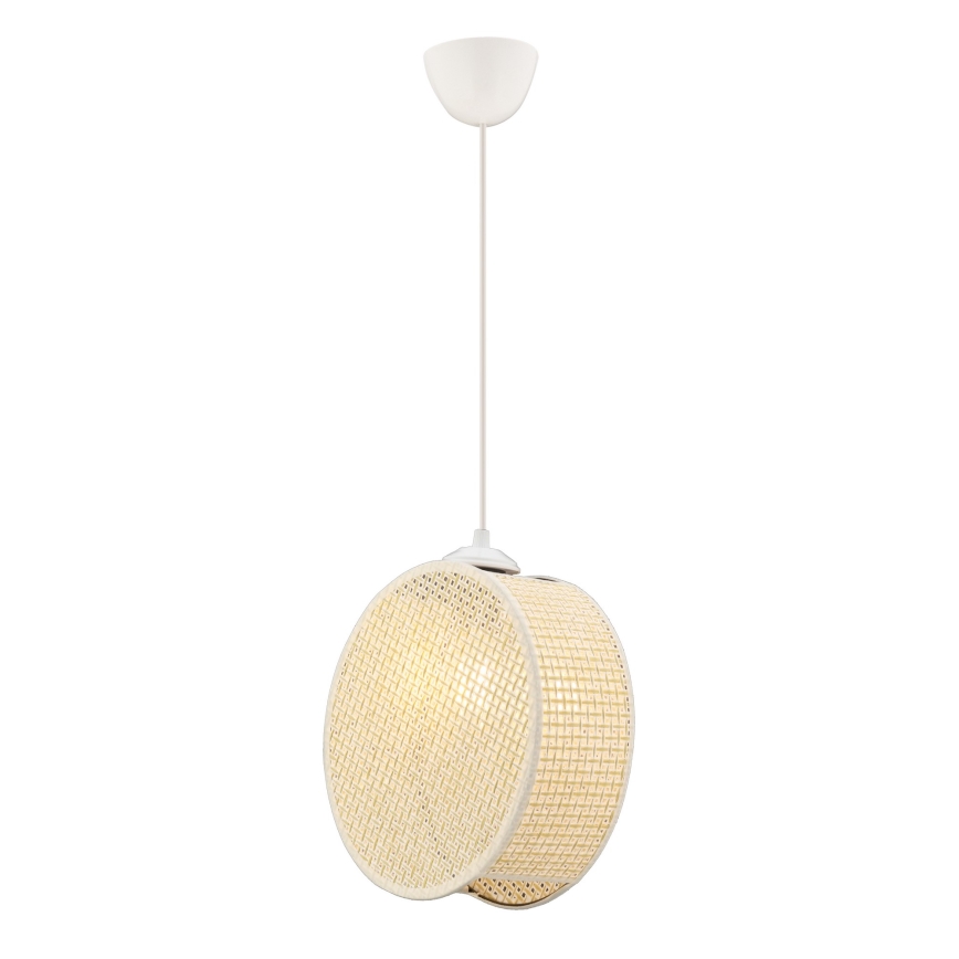Pendelleuchte DRUM 1xE27/60W/230V cremefarben