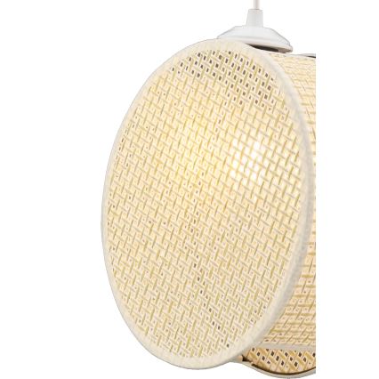 Pendelleuchte DRUM 1xE27/60W/230V cremefarben