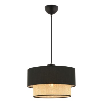 Pendelleuchte ECHO mit Kabel 1xE27/60W/230V schwarz/beige