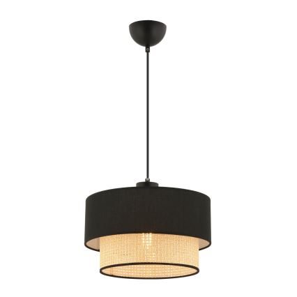 Pendelleuchte ECHO mit Kabel 1xE27/60W/230V schwarz/beige