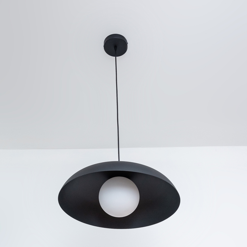 Pendelleuchte ECLIPSE an Kabel 1xE27/15W/230V schwarz