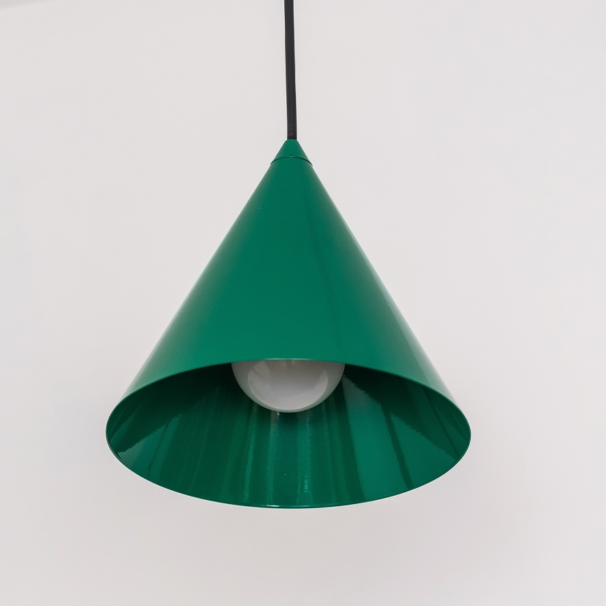 Pendelleuchte ETNA II 1xE27/15W/230V Ø 18,5 cm grün