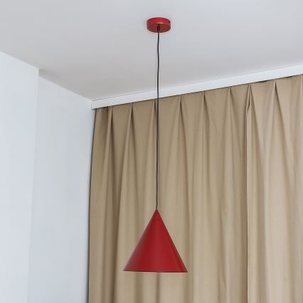 Pendelleuchte ETNA II 1xE27/15W/230V Ø 25 cm rot
