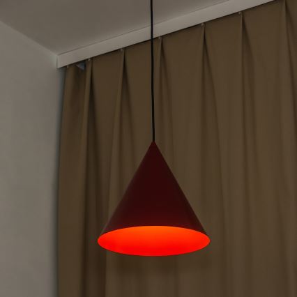 Pendelleuchte ETNA II 1xE27/15W/230V Ø 25 cm rot