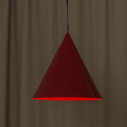 Pendelleuchte ETNA II 1xE27/15W/230V Ø 25 cm rot