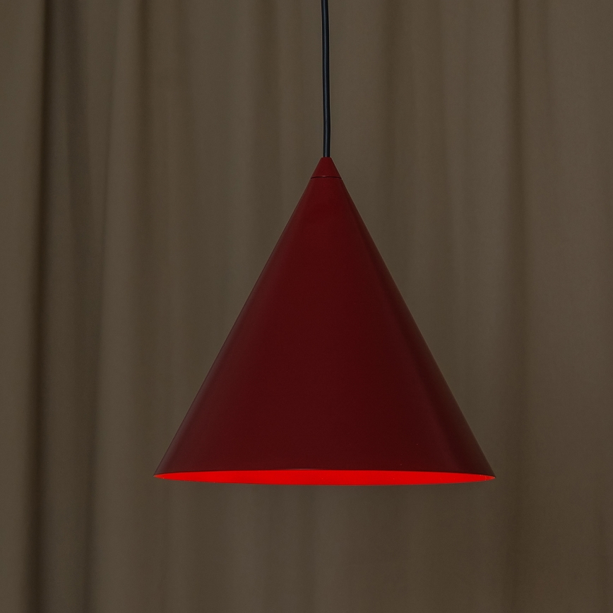 Pendelleuchte ETNA II 1xE27/15W/230V Ø 25 cm rot