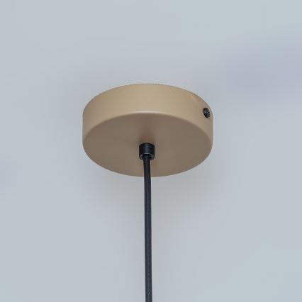 Pendelleuchte ETNA II mit Kabel 1xE27/15W/230V Ø 18,5 cm beige