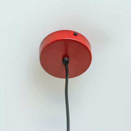 Pendelleuchte ETNA II mit Kabel 1xE27/15W/230V, Ø 18,5 cm, rot