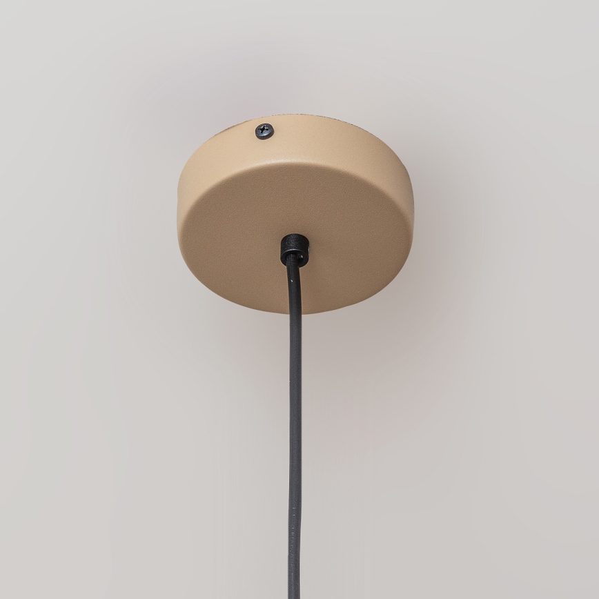 Pendelleuchte ETNA II mit Kabel, 1xE27/15W/230V, Ø 25 cm, beige