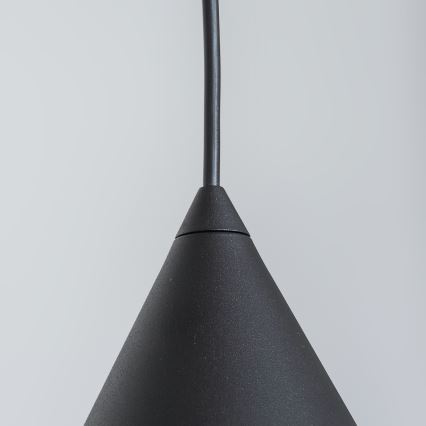 Pendelleuchte ETNA II mit Kabel, 1xE27/15W/230V, Ø 25 cm, schwarz