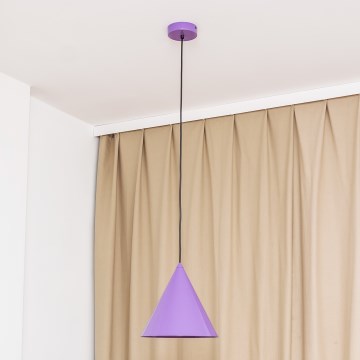Pendelleuchte ETNA II mit Kabelaufhängung, 1x E27/15W/230V, Ø 25 cm, violett