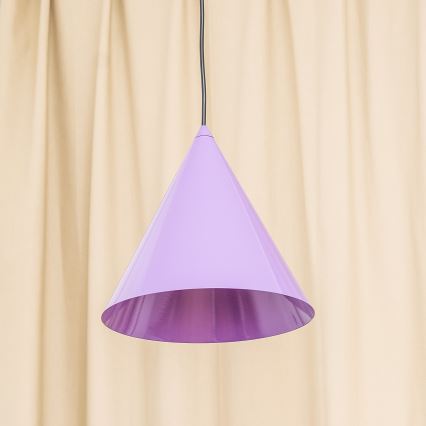 Pendelleuchte ETNA II mit Kabelaufhängung, 1x E27/15W/230V, Ø 25 cm, violett