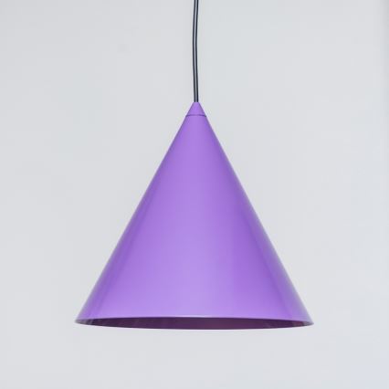 Pendelleuchte ETNA II mit Kabelaufhängung, 1x E27/15W/230V, Ø 25 cm, violett