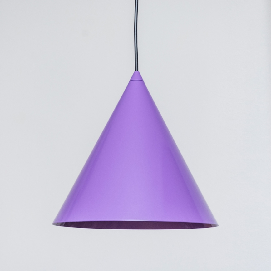 Pendelleuchte ETNA II mit Kabelaufhängung, 1x E27/15W/230V, Ø 25 cm, violett