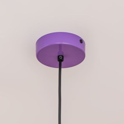Pendelleuchte ETNA II mit Kabelaufhängung, 1x E27/15W/230V, Ø 25 cm, violett
