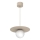 Pendelleuchte FLAT 1xE27/15W/230V, Beige