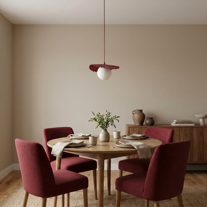 Pendelleuchte FLORA 1xG9/8W/230V, rot