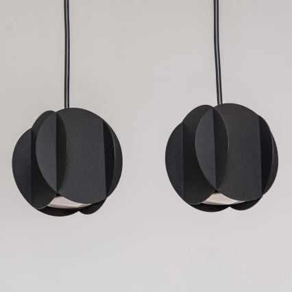 Pendelleuchte GAMBIT 4xGU10/10W/230V schwarz