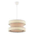 Pendelleuchte HALO mit Kabel, 1xE27/60W/230V, beige/creme