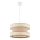 Pendelleuchte HALO mit Kabel, 1xE27/60W/230V, beige/creme
