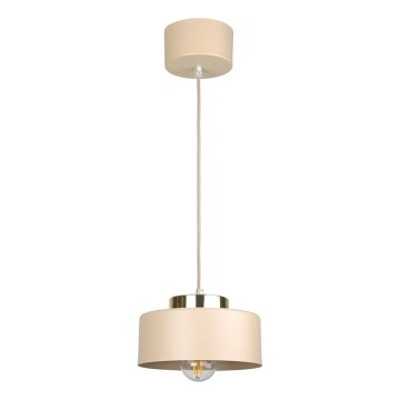 Pendelleuchte IGNIA 1xE27/60W/230V, Beige/Gold