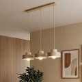 Pendelleuchte KIVI 3xE27/15W/230V beige