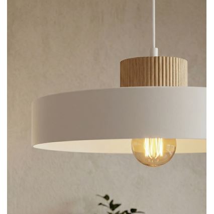 Pendelleuchte KIVI mit Kabel 1xE27/15W/230V weiß