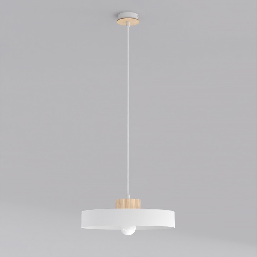 Pendelleuchte KIVI mit Kabel 1xE27/15W/230V weiß