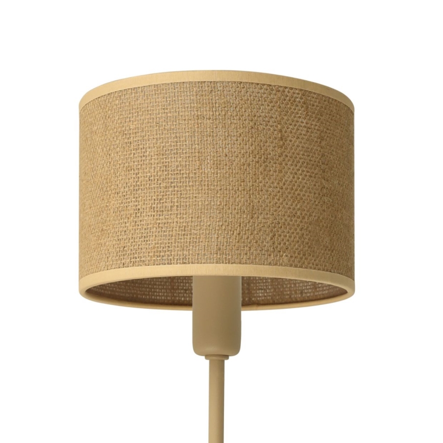 Pendelleuchte MADELA mit Stange 5xE14/40W/230V, Jute/Beige