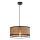 Pendelleuchte mit Kabel ARDI 1xE27/40W/230V braun/schwarz