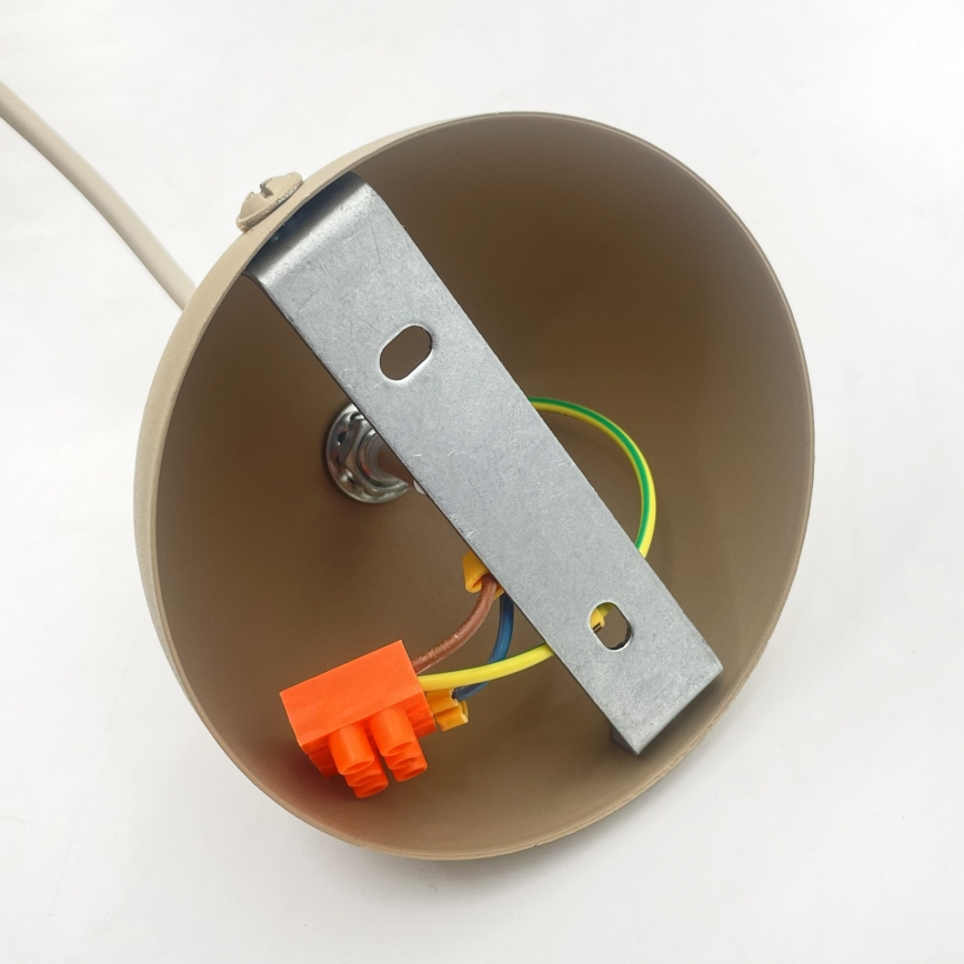 Pendelleuchte mit Kabel BALERINA 1xE27/15W/230V, beige
