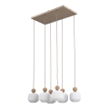 Pendelleuchte mit Kabel BALLO 6xE14/10W/230V beige
