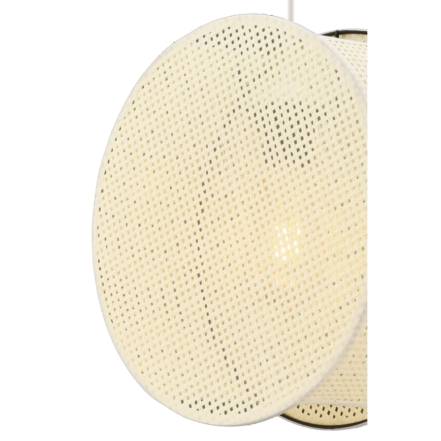 Pendelleuchte mit Kabel BIG DRUM 1xE27/60W/230V, cremefarben