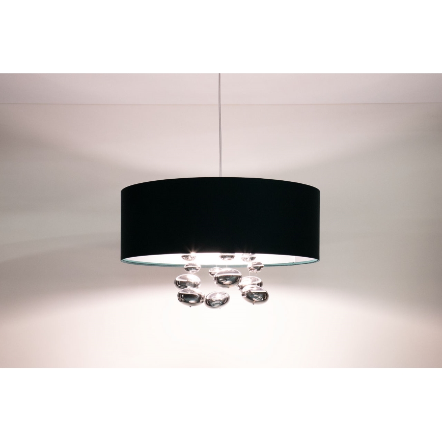 Pendelleuchte mit Kabel BUBBLE 1xE27/60W/230V Ø 40 cm grün