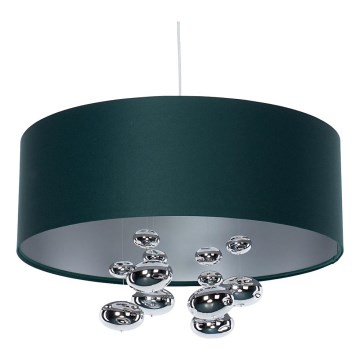 Pendelleuchte mit Kabel BUBBLE 1xE27/60W/230V, Ø 50 cm, grün