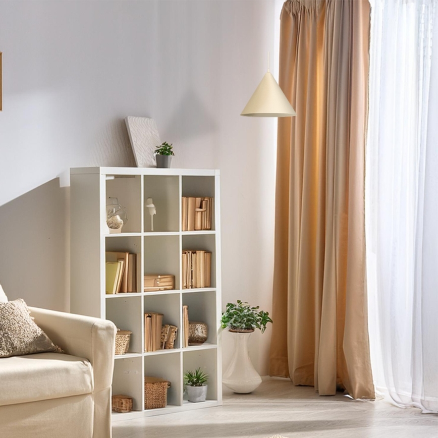 Pendelleuchte mit Kabel CAPITAL 1xGX53/15W/230V, Ø 32 cm, cremefarben