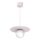 Pendelleuchte mit Kabel FLAT 1xE27/15W/230V cremefarben