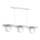 Pendelleuchte mit Kabel FLAT 3xE27/15W/230V cremefarben