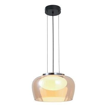 Pendelleuchte mit Kabel INSIEME 1xGX53/10W/230V Ø 35 cm rauchiges Beige