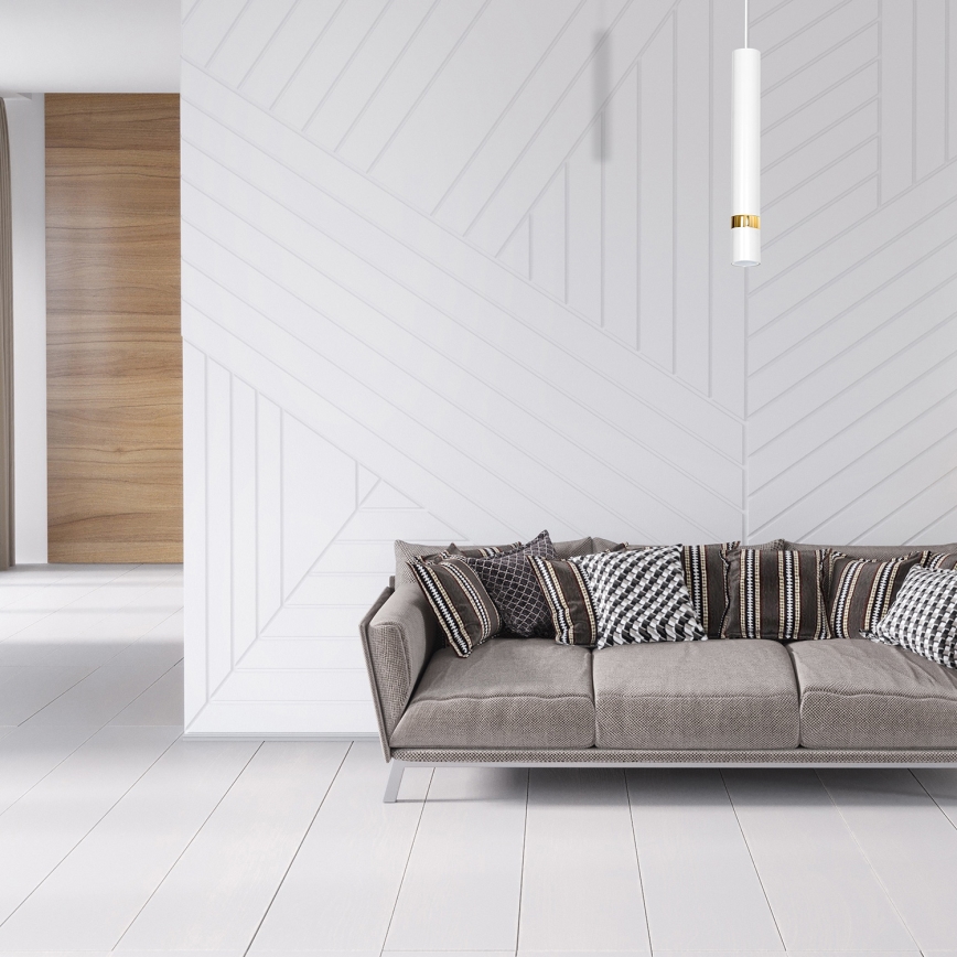 Pendelleuchte mit Kabel JOKER 1xGU10/25W/230V weiß/gold