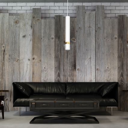 Pendelleuchte mit Kabel JOKER 1xGU10/25W/230V weiß/gold