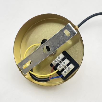 Pendelleuchte mit Kabel LIAH 1xE27/15W/230V gold/rauchbraun