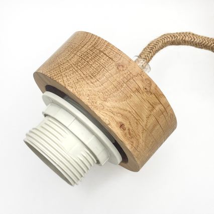 Pendelleuchte mit Kabel LOOMIS 3xE27/15W/230V 83 cm beige/Eiche