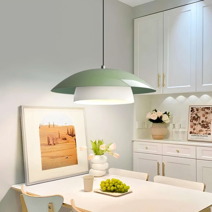 Pendelleuchte mit Kabel MOONLIGH 1xE27/40W/230V grün