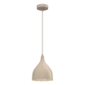 Pendelleuchte mit Kabel NOAK CLASSIC 1xE27/15W/230V beige