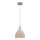Pendelleuchte mit Kabel NOAK CLASSIC 1xE27/15W/230V beige