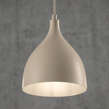 Pendelleuchte mit Kabel NOAK CLASSIC 1xE27/15W/230V beige