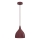 Pendelleuchte mit Kabel NOAK CLASSIC 1xE27/15W/230V burgunderrot