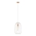 Pendelleuchte mit Kabel OVELLA 1xE27/15W/230V, Ø 25 cm, cremefarben/Kiefer