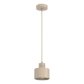 Pendelleuchte mit Kabel PARKLA 1xE27/15W/230V beige